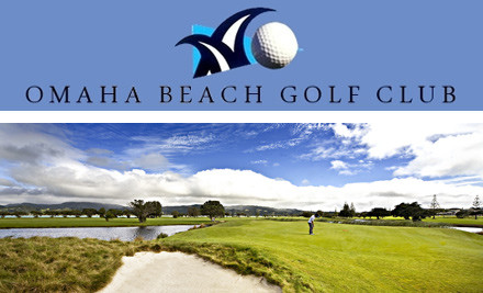 50 Off A Round Of Golf At Omaha Beach Golf Club Grabone
